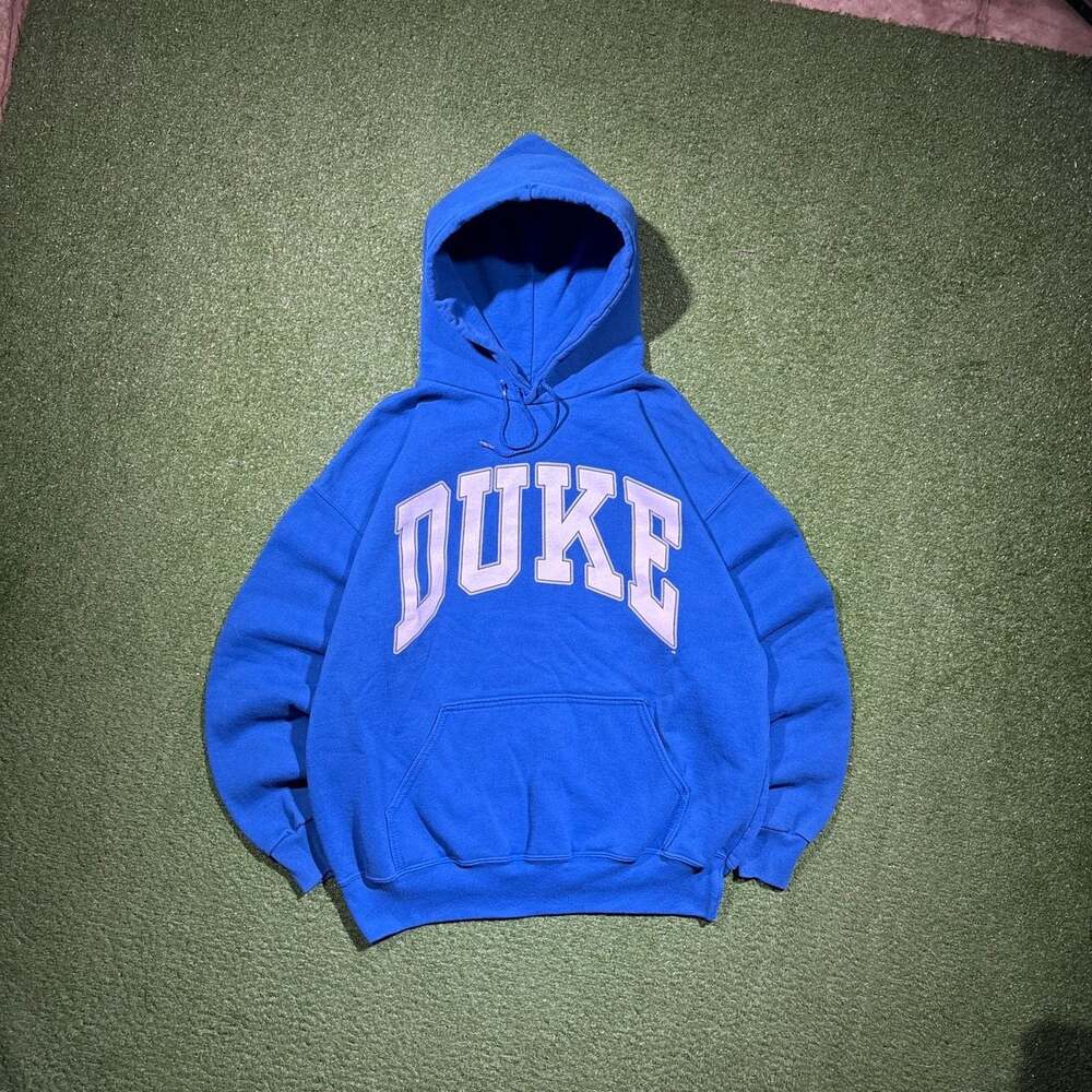 Vintage Duke University Blue Devils Pullover Hoodie Sweatshirt